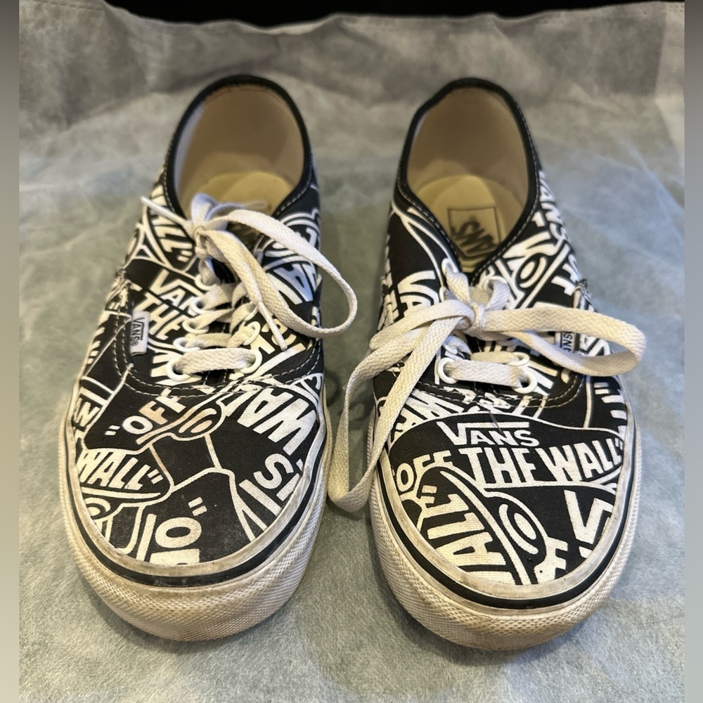 Size 8.5- VANS Authentic OTW Repeat - Black